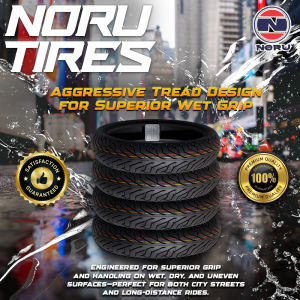 NORU Tires With 1PC Tiresealant & 1PC PITO For Motorcycle Tubeless Tires Heavy Duty High Quality