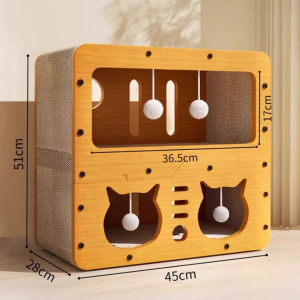 HATELI แผ่นรองข่วนแมวแบบทนทาน แผ่นรองกรงเล็บแมว แผ่นรองเล็บแมวแบบฝัง ทนทานต่อการสึกหรอ ของเล่นสำหรับแมวทุกฤดูกาล ที่นอนแมวอเนกประสงค์