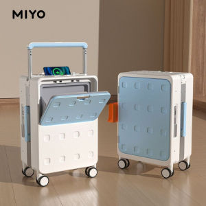 MIYO Luggage Female 2025 New Style Front Open Cover Suitcase Side Open Cover Large Capacity Boarding Password Suitcase Male hot