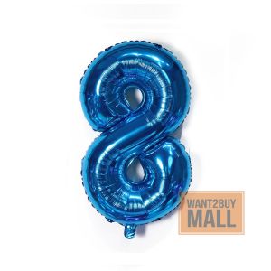 🇲🇾 🏆Hot Selling🔥 32 inch Number 0-9 Balloon Gold Silver Pink Party Decoration Nombor Aluminum Foil Balloon Party Belon