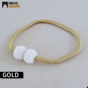 Tali Pengikat Gorden Magnet Mutiara Desain Mewah Dekorasi Rumah Harga Satuan