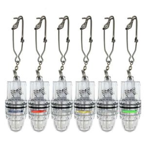 SERAPHYXO ใต้น้ำ ไฟปลาแบบหยดลึก ดึงดูดเหยื่อล่อ กันน้ำกันน้ำได้ โคมไฟตกปลา LED อุปกรณ์ตกปลาเสริม กระพริบกระพริบได้ ไฟตกปลากลางคืน เหยื่อล่อปลา