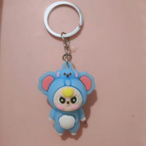 ĐỒ CHƠI MÓC KHÓA BABY THREE THỎ THỊ TRẤN NHIỀU MÀU MIGO