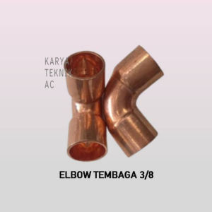 ELBOW TEMBAGA 3/8