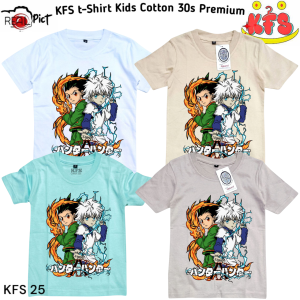 KFS 25 Baju Kaos Xhunter Anak Laki Laki Cotton 30s