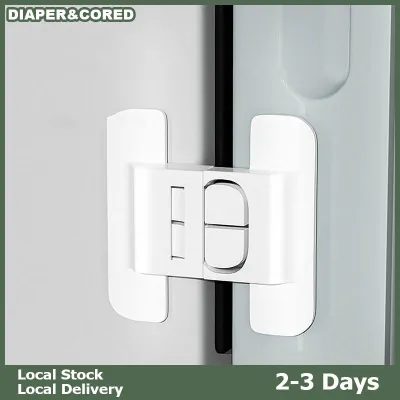 DIAPER&CORED New 1Pcs Home Refrigerator Lock Safety Fridge Freezer Door Lock Multi-function Safety Locks Children Security Protector