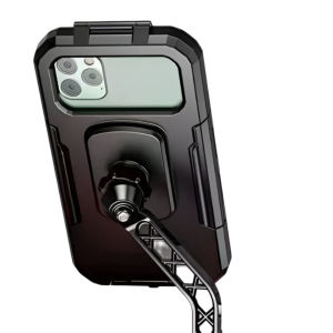 Phone Holder Motor Waterproof / Tempat Dudukan Hp Sepeda / Anti Air Stand Handphone Untuk Pemasangan Kaca Spion Sepeda Motor
