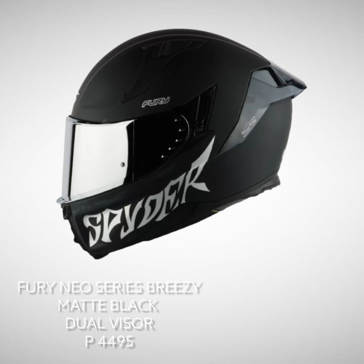 SPY Full-Face Dual Visor Helmet FURY PD Neo Series BREEZY Ece