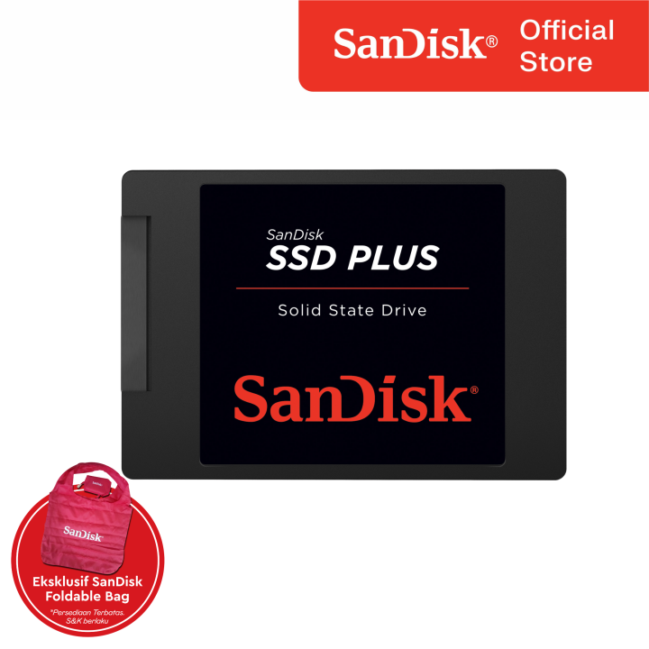 SanDisk SSD Plus 1TB Ssd 1Tb Untuk E-Commerce Storage Capacity 1Tb