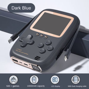 Handheld Game Console 2-in-1  10000 mAh With Two-wire Charging Treasure Nostalgic R Childhood Games