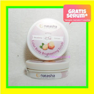 Natasha Skincare Macadamia Lulur Body Brightening Scrub 100 gram by dr Fredi Setyawan Original