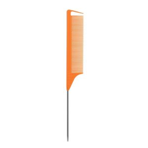 YYLINGX Fine Tooth Pointed Tail Hair Styling Comb Barber Accessories Anti-static Professional Hair Comb Hairdressing Salon Steel Tip Tail Comb Barber