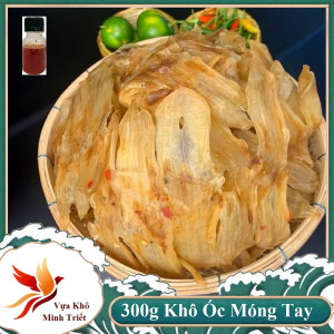 500gr Khô Óc Móng Tay 3 Nắng Sạch Ngon Vị Tẩm Vừa Ăn(QUÀ MẮM TẮC)- VỰA KHÔ MINH TRIẾT