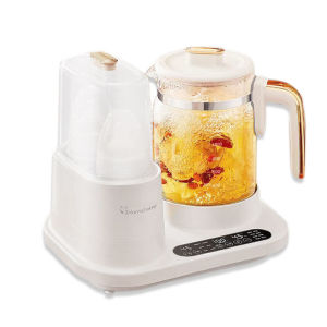 เครื่องอุ่นนมและฆ่าเชื้อโรค เครื่องอบแห้งขวดนม สามารถนึ่งและตุ๋นได้ในเครื่องเดียวสามารถใช้งานได้หลากหลาย มาพร้อมระบบอบแห้ง ไอน้ำ รุ่นดิจิตอล อุ่นอาหารได้ปลอดสารพิษ มีไฟกลางคืน เครื่องนึ่งขวดนม1200ML สามารถเ