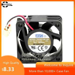 40mm Fan for AVC DA04015B12M 12V 0.24A 4015 Dual Ball Cooling Fan for Servers Inverter 1U