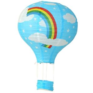Khinh khí cầu giấy -đèn lồng khinh khí cầu hoạ tiết trang trí TếtNoelNoentiệc cưới khu vui chơilớp học mầm non-SHOPE