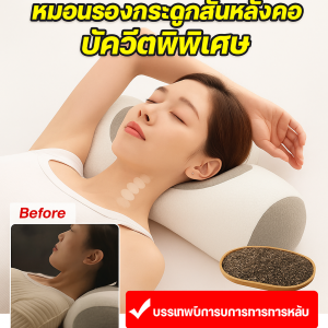 ปลอกหมอนรองคอ การรองรับการยก หมอนรองคอ ที่รองคอ หลักสรีรศาสตร์ ถอดออกและซักได้ ดูดซับความชื้นและระบายอากาศได้ดี