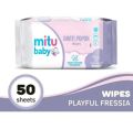 Mitu Baby Tisu Basah Wipes UNGU SATUAN / Tissue Basah Bayi Purple 50s Lembut Untuk Bayi. 