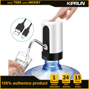 【Ready stock】KIPRUN Auto Electric Water Dispenser USB Rechargeable Drinking Water Bottle Pump for Home Kitchen Office Outdoor Picnic