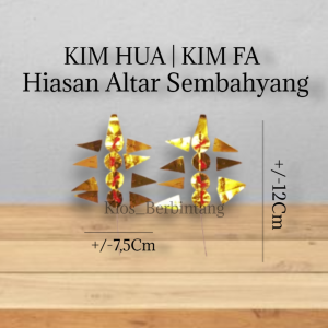 Kim Hua Kim Fa Kalimantan Hiasan Altar Sembahyang Isi 10 Ikat