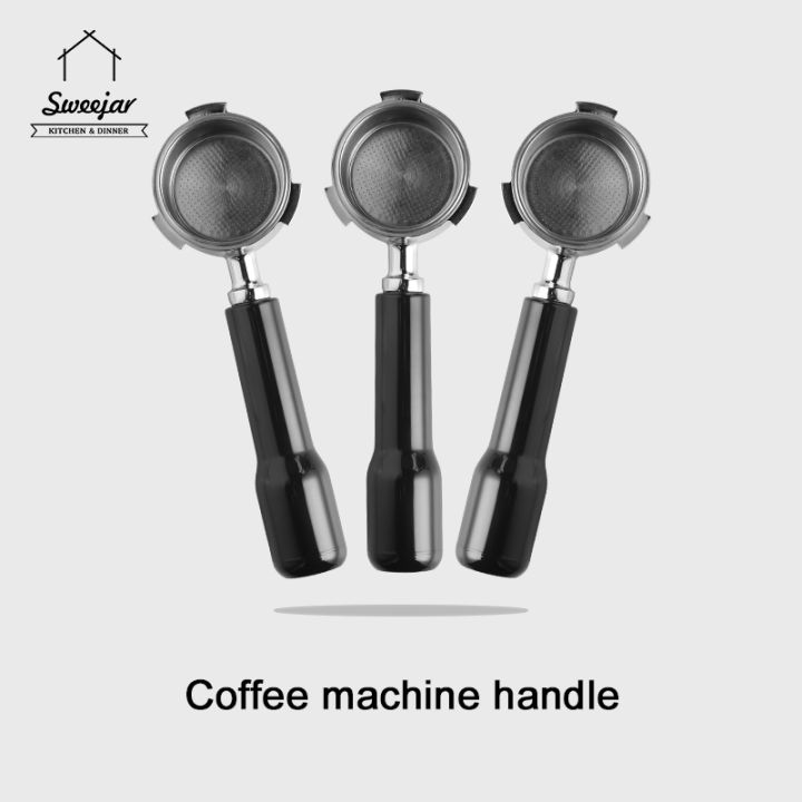 SWEEJAR Coffee Machine Handle Italian 304 Stainless Steel Bottomless