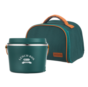 House Life New Water-Free 304 Stainless Steel Keep Warm Heating Electric Lunch Box with Free Lunch Bag