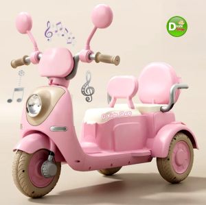 D Kids รถแบตเตอรี่เด็ก รถเด็กนั่ง  รถของเล่นเด็ก รถไฟฟ้าเด็ก มีที่ซ้อนท้าย ขนาด1มอเตอร์  No.1153 รุ่นใหม่ล่าสุด