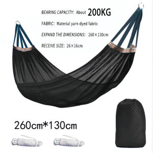 Duyan Ice silk Hammock 200KG Camping Hiking Outdoor Foldable Hammock Travel Hammock with Storage Bag