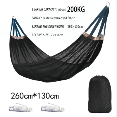 Duyan Ice silk Hammock 200KG Camping Hiking Outdoor Foldable Hammock Travel Hammock with Storage Bag