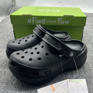 Free Shipping Thick-Soled Puff Clogs For Women Summer Outdoor Sandals Soft-Soled Height-Increasing Non-Slip Slippers WomenS Beach Sandals