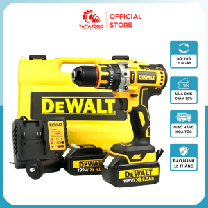 Máy khoan pin Dewalt 199v New động cơ không chổi than Đầu kẹp autolock