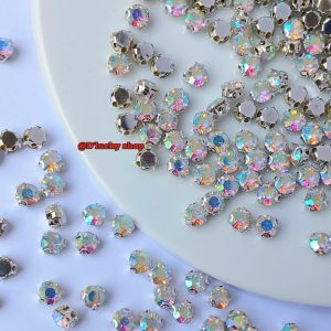 Diamond Pemata Jahit Cangkang 3D Grade A Payet Ss 20 Per 20 Butir