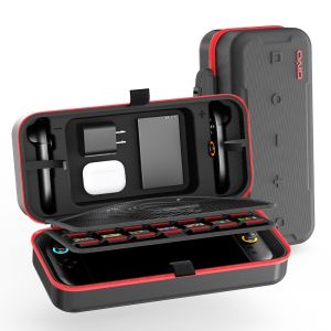 MECOME ผ้าออกซ์ฟอร์ด กระเป๋าป้องกันเกม ป้องกันการตกหล่น อีวา กระเป๋าเก็บของกันกระแทก แบบพกพา ไม่ซึมน้ำ กระเป๋าเดินทางพกพา สำหรับ Nintendo Switch 2