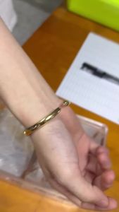 QIBAOKU 6CT Pear Moissanite Bangle S925 Sterling Silver 18K Gold Plated Water Drop Diamond Bracelet for Women Jewelry GRA 2026