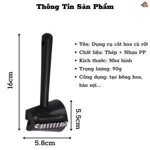 Dao sóng cắt trái cây - rau - củ - quả tạo kiểu đẹp mắt