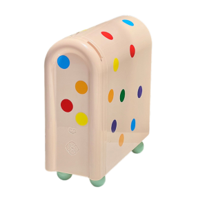 SDFBN ประเภทลิ้นชักลิ้นชัก กล่องเก็บเครื่องสำอาง 3ชั้น อินส์ กล่องจัดเรียงเครื่องเขียน น่ารักน่ารักๆ พลาสติกทำจากพลาสติก กล่องเก็บของบนโต๊ะ สำหรับมาสก์หน้า