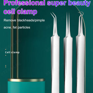 【Hot Sale】Blackhead removal tweezers stainless steel acne clip high precision high hardness cell clip