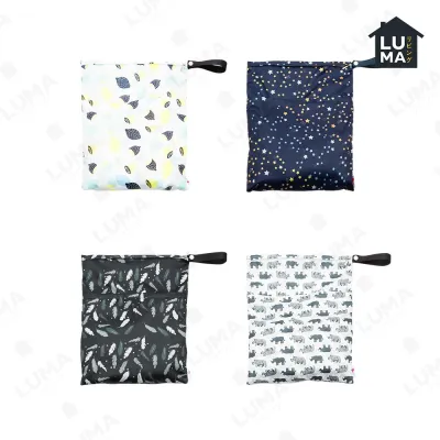 Wet Bag Waterproof Tas Renang Resleting Dengan Handle Pouch Traveling Anti Air Multifungsi