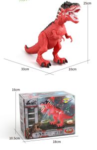 【Hot 】Light Projection Spray Haze King Dragon Laying Eggs Walking Light Electric Dinosaur Toys