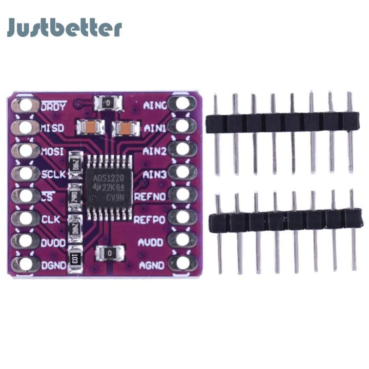 ADS1220 ADC SPI I2C Low-power 24 Bit ADC Analog To Digital Converter ...