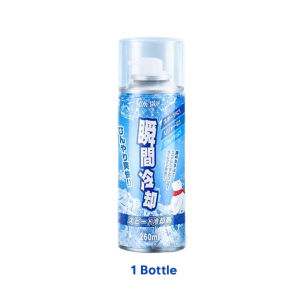 260ml Cooling Spray Summer Home Car Dual-Use Dry Ice Cooling Spray Long-lasting Quickly Cool Down