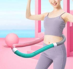 Vòng lắc eo lò xo giúp giảm mỡ bụng hiệu quả bọc nhựa mềm an toàn