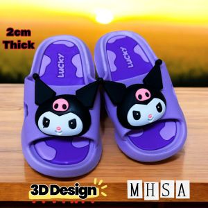 ✅SANRIO KUROMI Kids Sandals Shoe Slipper Kasut Sandal Selipar Budak Perempuan MX111