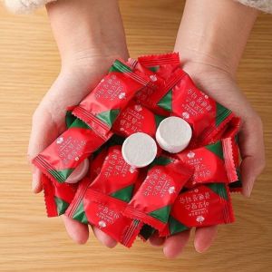 Khăn giấy nén viên kẹo Hàn Quốc COMBO 20 Viên Sử dụng sợi thực vật mền mại dễ chịu Thích hợp Khăn ăn Du lịch Dã ngoại