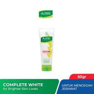 Acnes Face Wash Complete White 100gr || 50gr Pembersih Wajah || Facial Wash