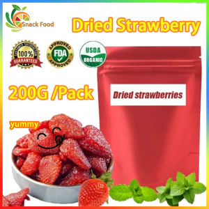 Dried Strawberry 200G Pack Dried Fruits Sweet and Sour Delicious Preserved Fruits Health Snack