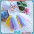 Rainbow Tutu | Dress Anak Perempuan & Dewasa | Kostum Couple Pesta Ulang Tahun Katun Toyobo Terbaru. 