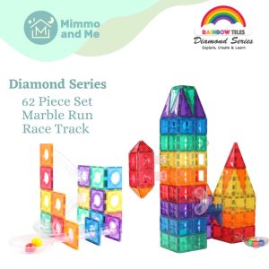 Mimmo and Me Rainbow Marble Run Track - Classic Series or Diamond Series