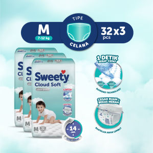 Sweety Silver Pants Cloud Soft M32 isi 3 pcs [Karton]