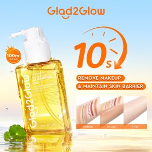 [NEW LAUNCH]Glad2Glow Centella Light Cleansing Oil Remover Balm Makeup Remover Sensitive Skin 100ML